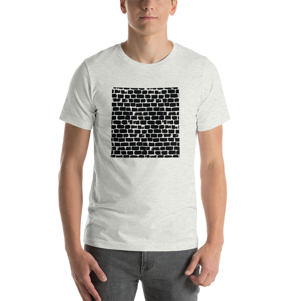 Black Pavé Short-Sleeve Unisex T-Shirt