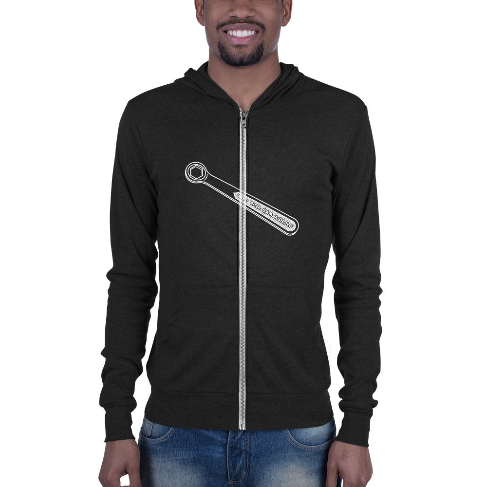 Campy Peanut Butter Wrench Unisex zip hoodie