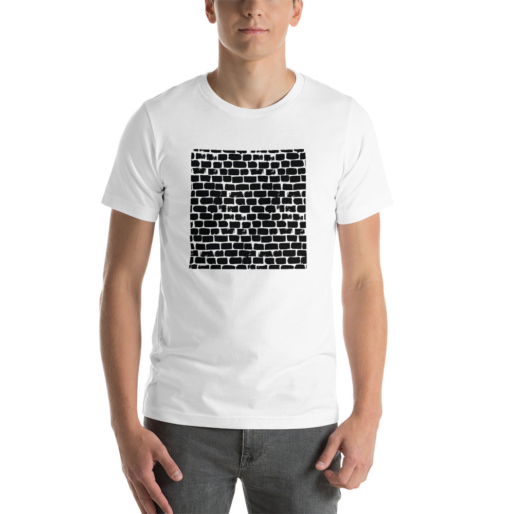 Black Pavé Short-Sleeve Unisex T-Shirt